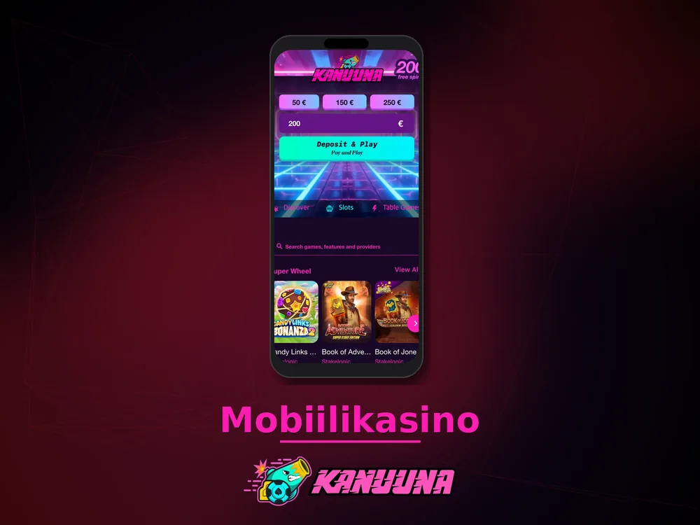 Kanuuna - Mobiilikasino