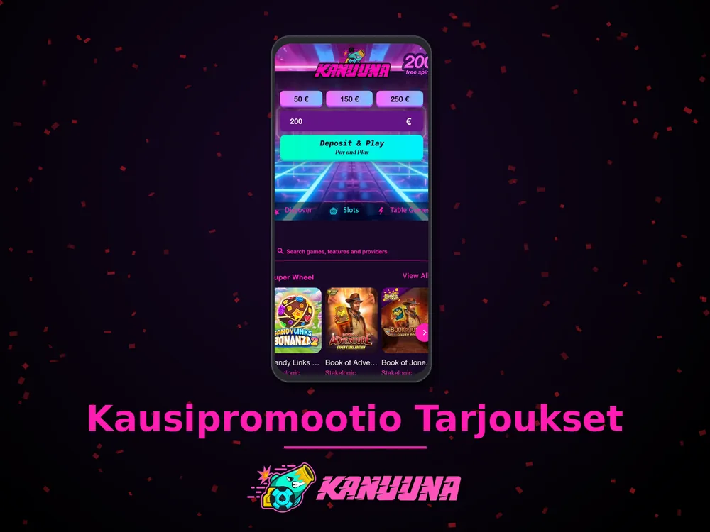 Kanuuna - Kausipromootio Tarjoukset