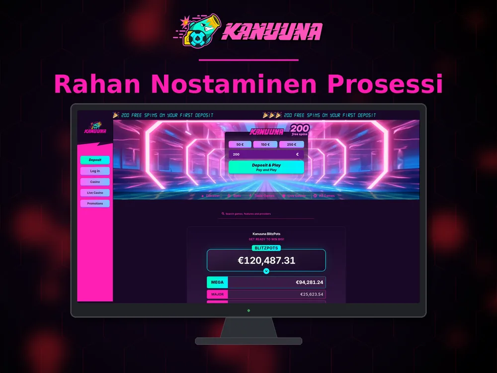 Kanuuna - Rahan Nostaminen Prosessi