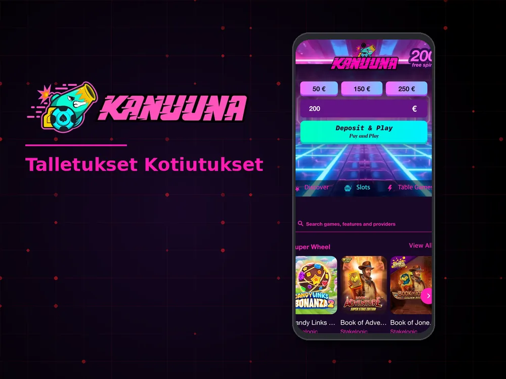 Kanuuna - Talletukset Kotiutukset