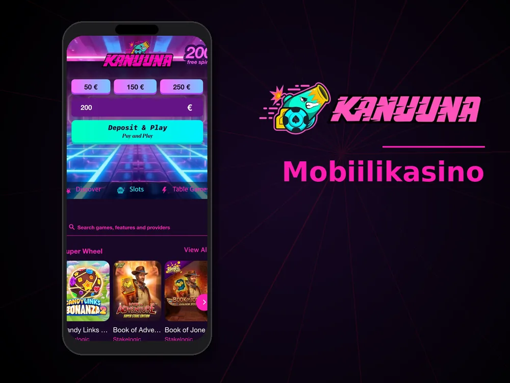 Kanuuna - Mobiilikasino
