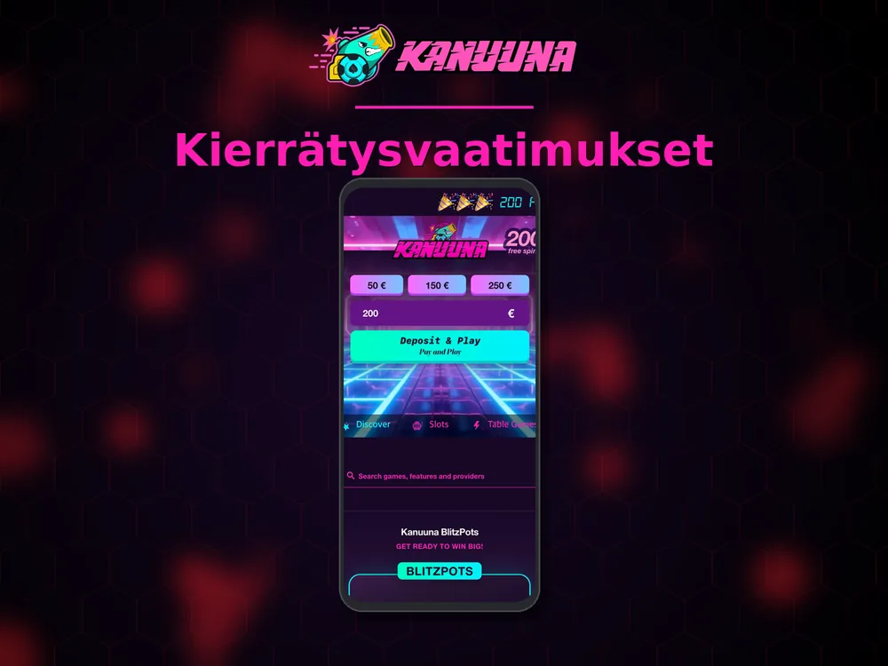Kanuuna - Kierrätysvaatimukset