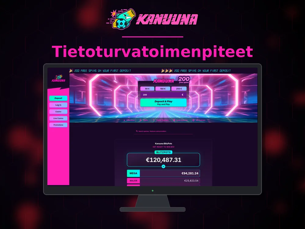 Kanuuna - Tietoturvatoimenpiteet