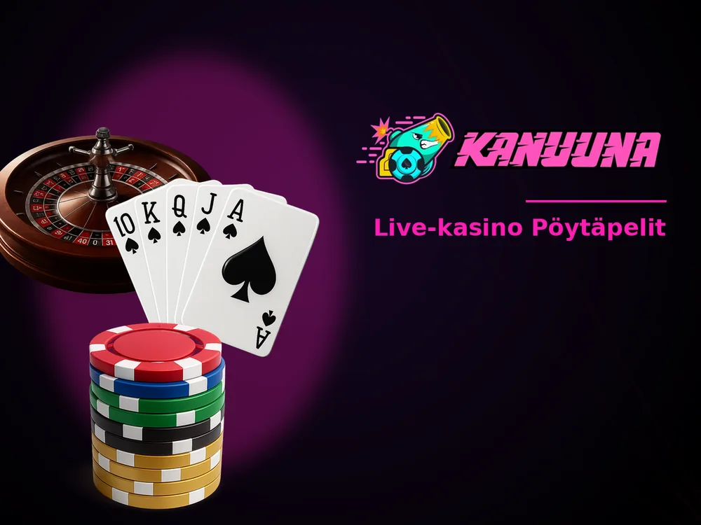 Kanuuna - Live-kasino Pöytäpelit