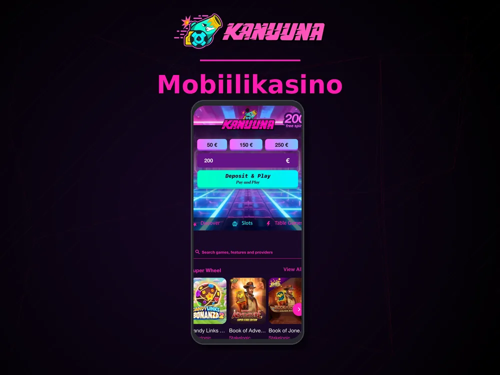 Kanuuna - Mobiilikasino