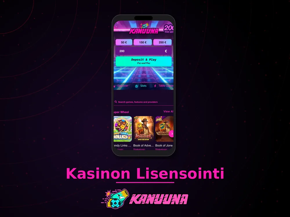 Kanuuna - Kasinon Lisensointi