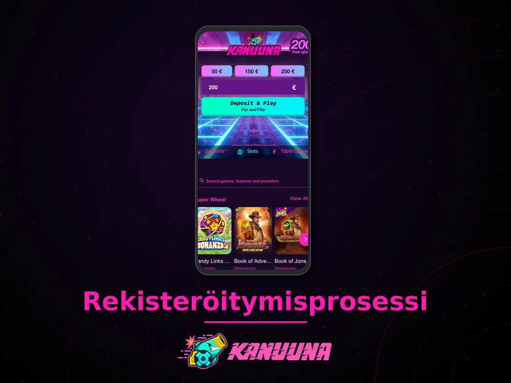 Kanuuna - Rekisteröitymisprosessi
