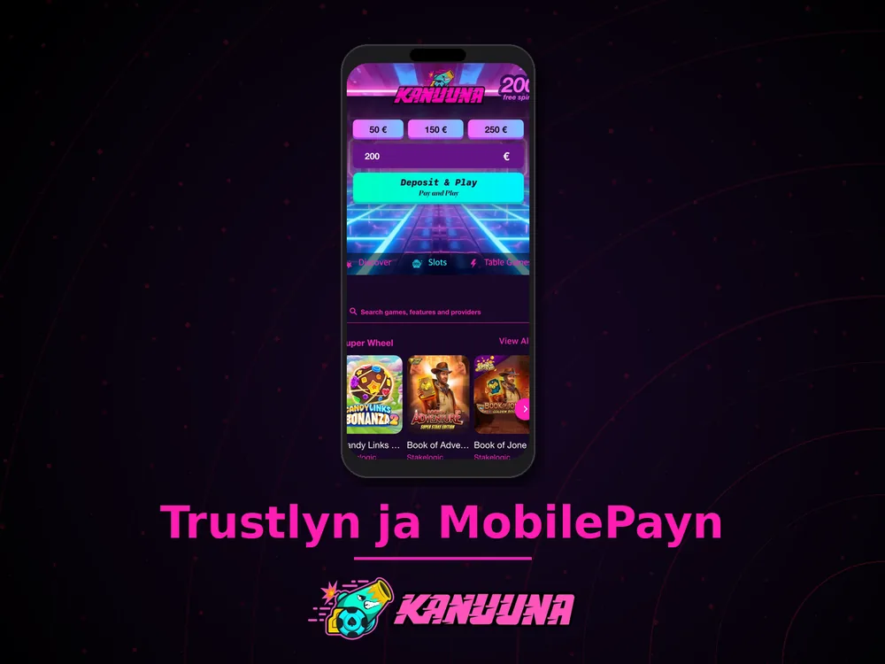 Kanuuna - Trustlyn ja MobilePayn