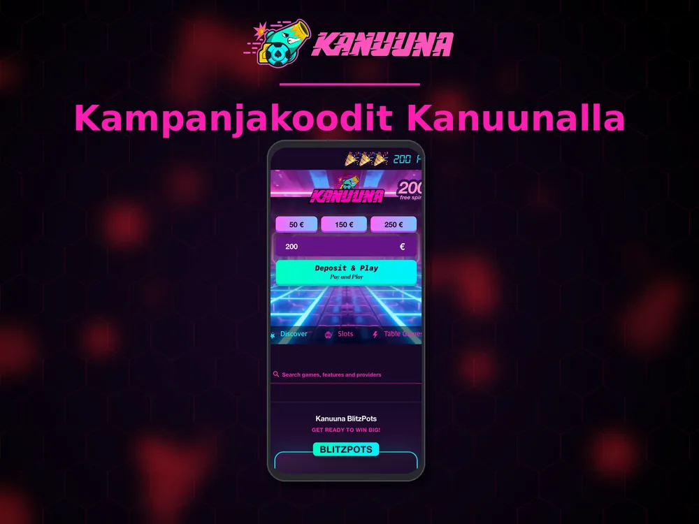 Kanuuna - Kampanjakoodit Kanuunalla